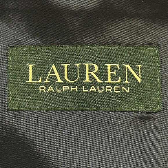 Ralph Lauren Men's 44L Navy Wool Blazer Sport Coat 2-Button Jacket Single Vent - Picture 10 of 10